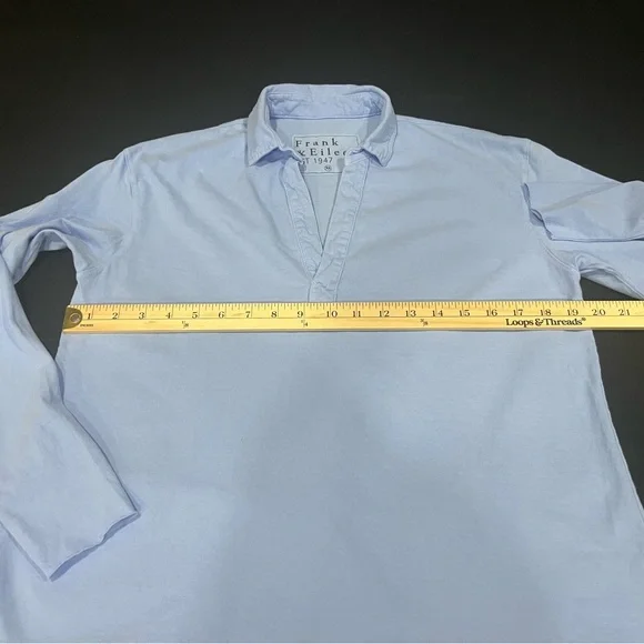 NWOT! Frank & Eileen | Patrick Henley | Saltwater Blue Heritage Jersey | XS - Picture 7 of 8